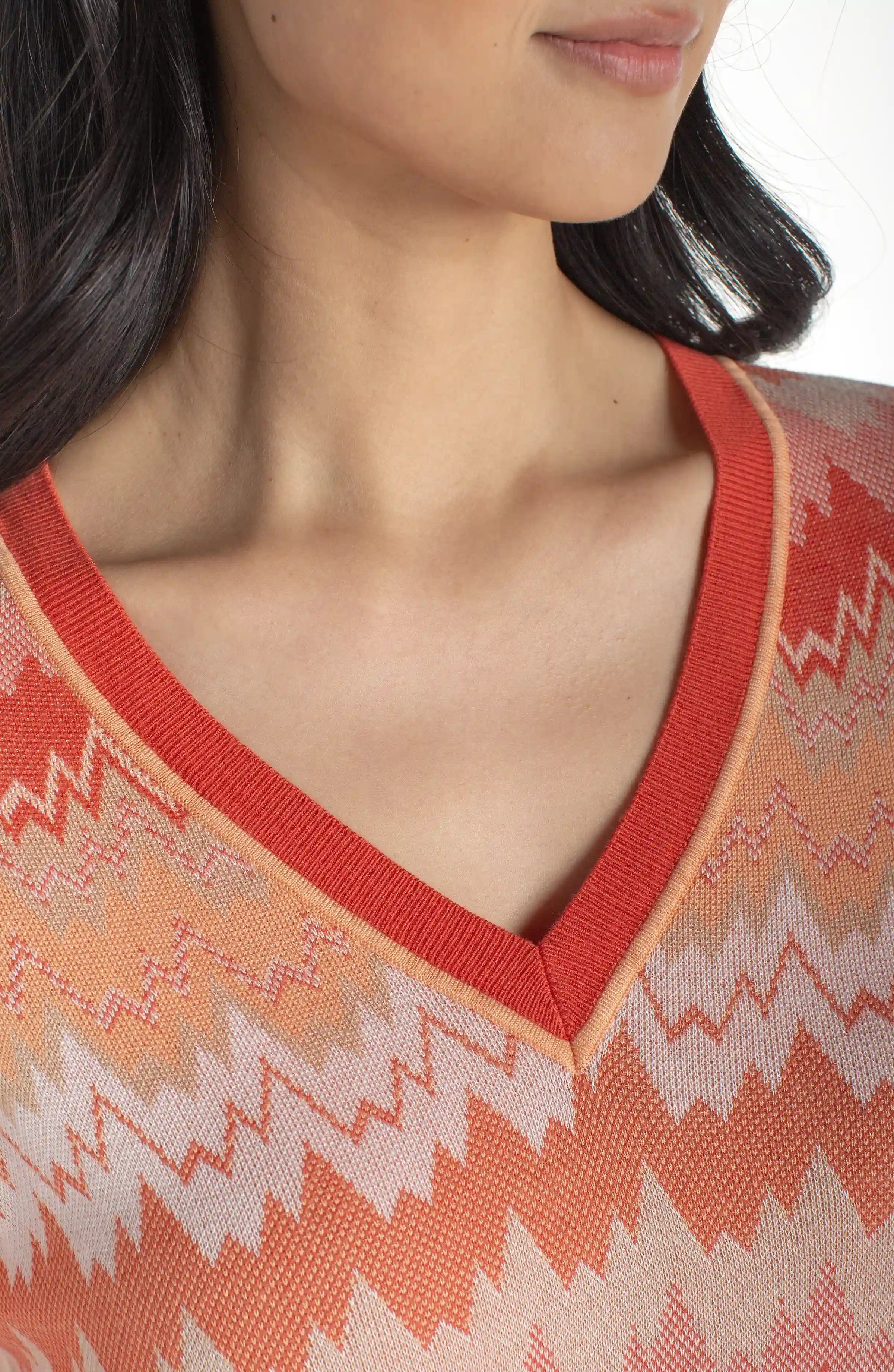 3/4 SLEEVE V-NECK SWEATER - Image 3