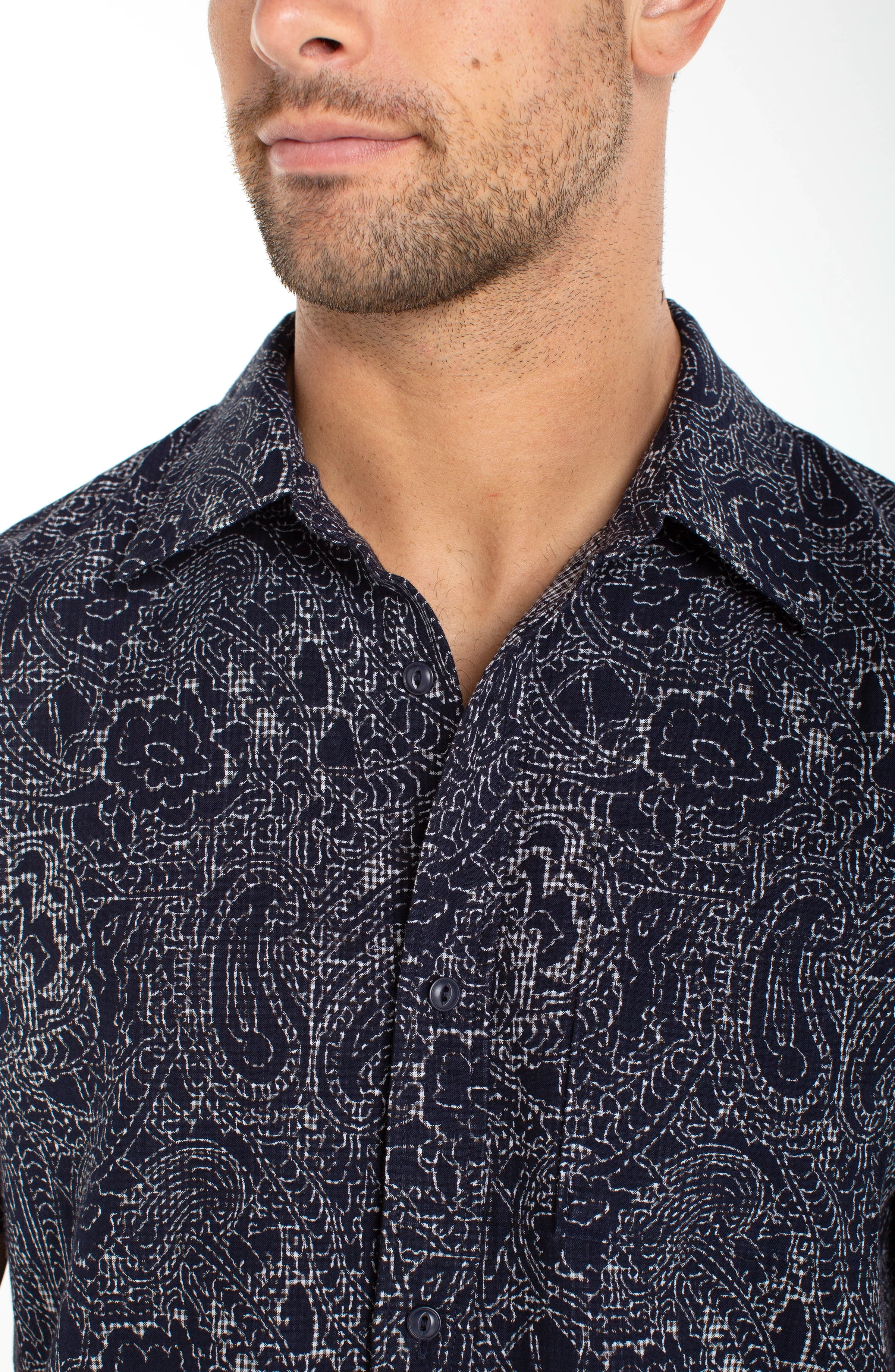 BUTTON UP SHORT SLEEVE SHIRT - Image 3