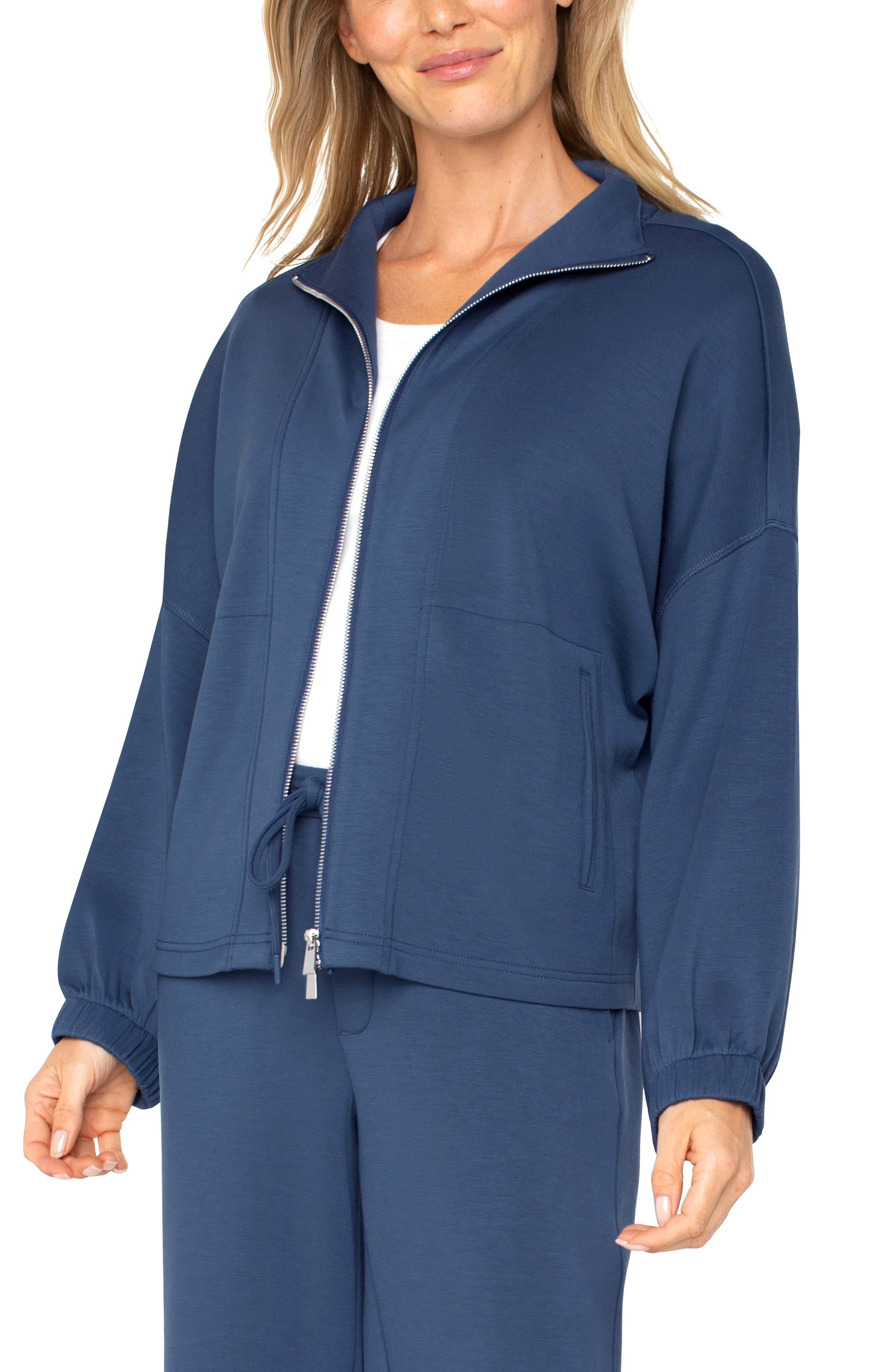 ZIP UP FUNNEL NECK JACKET - Image 3