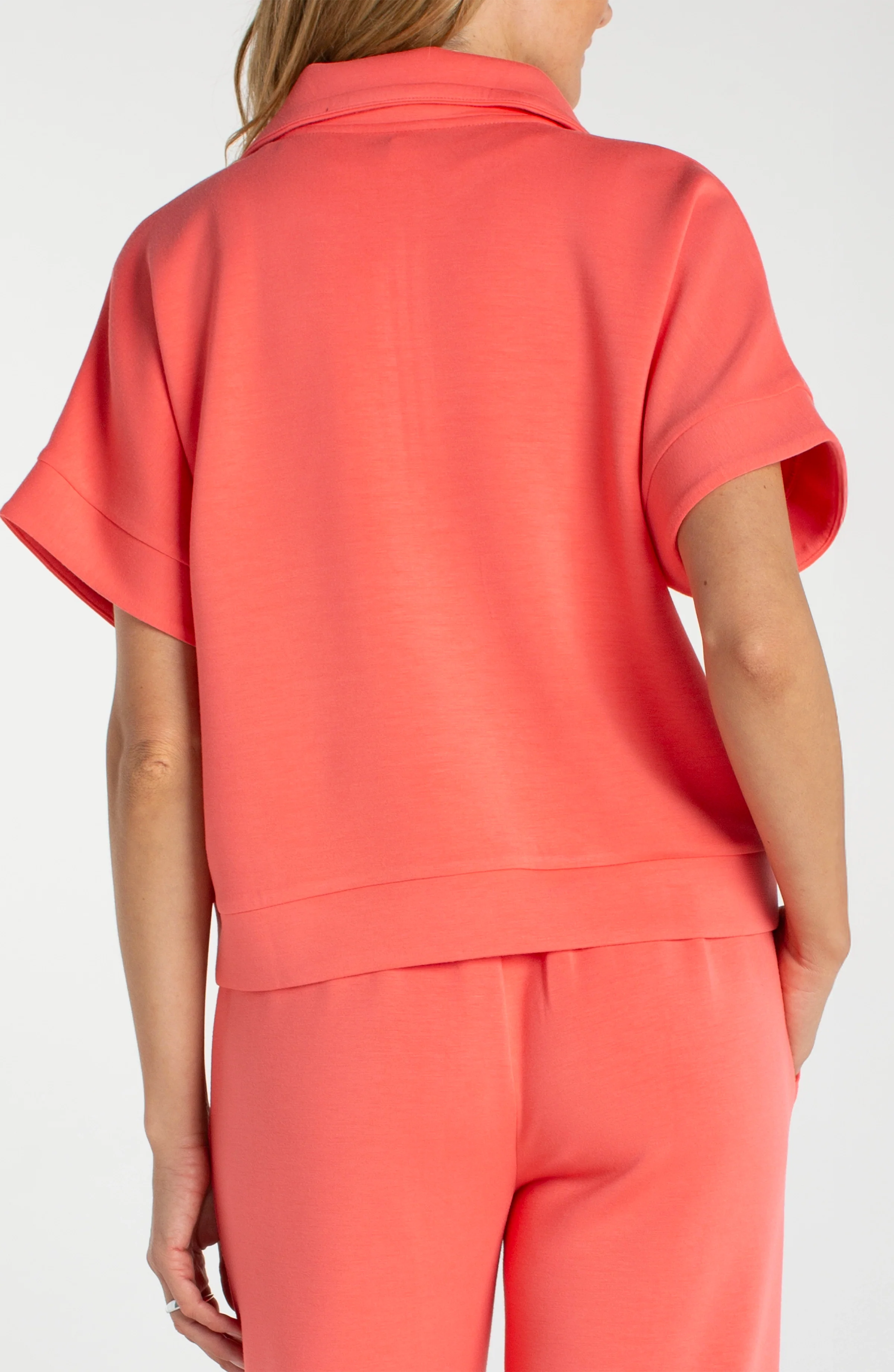 HALF ZIP POPOVER TOP - Image 4