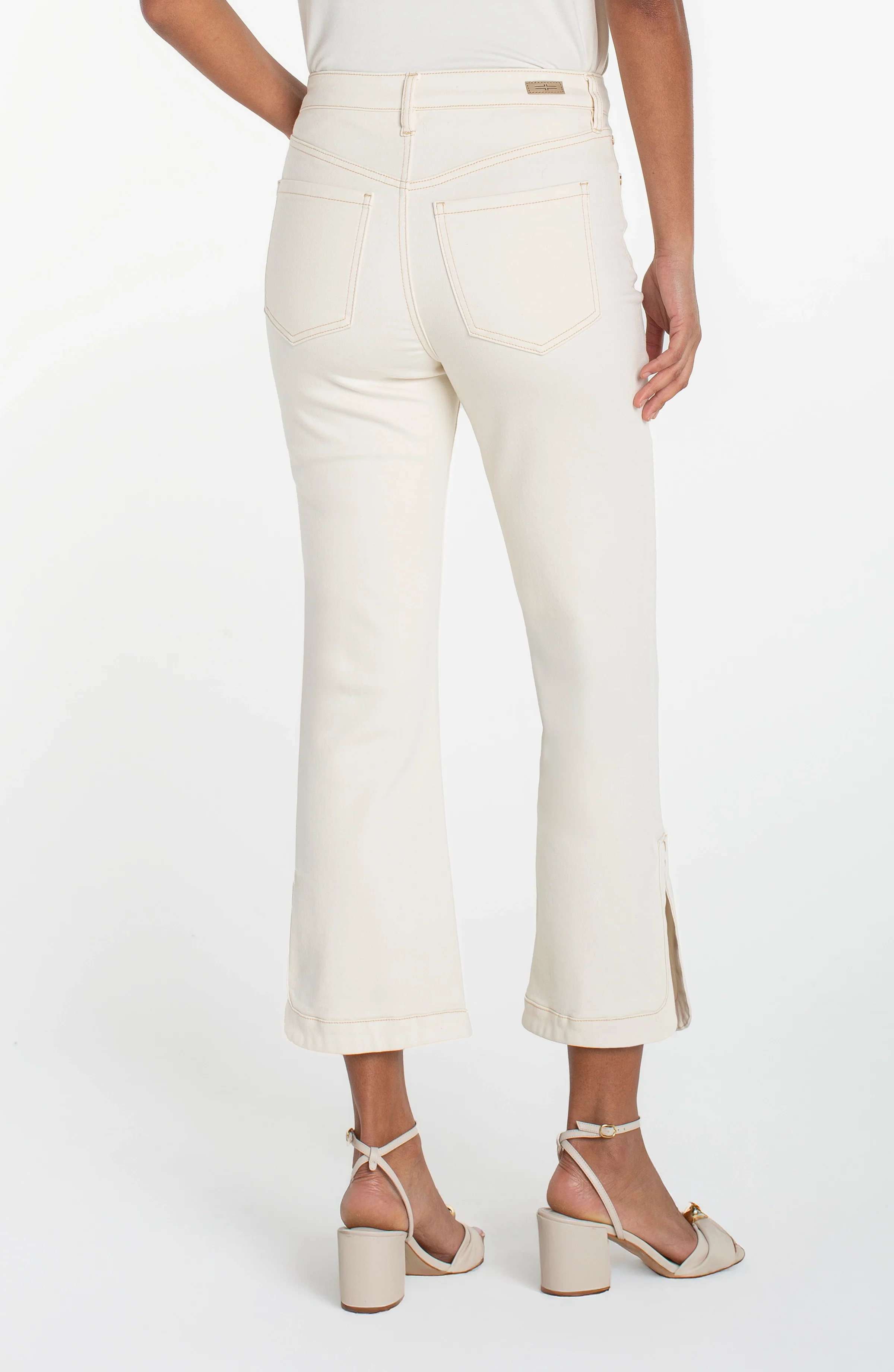 HANNAH CROP FLARE WITH TULIP HEM - Image 3