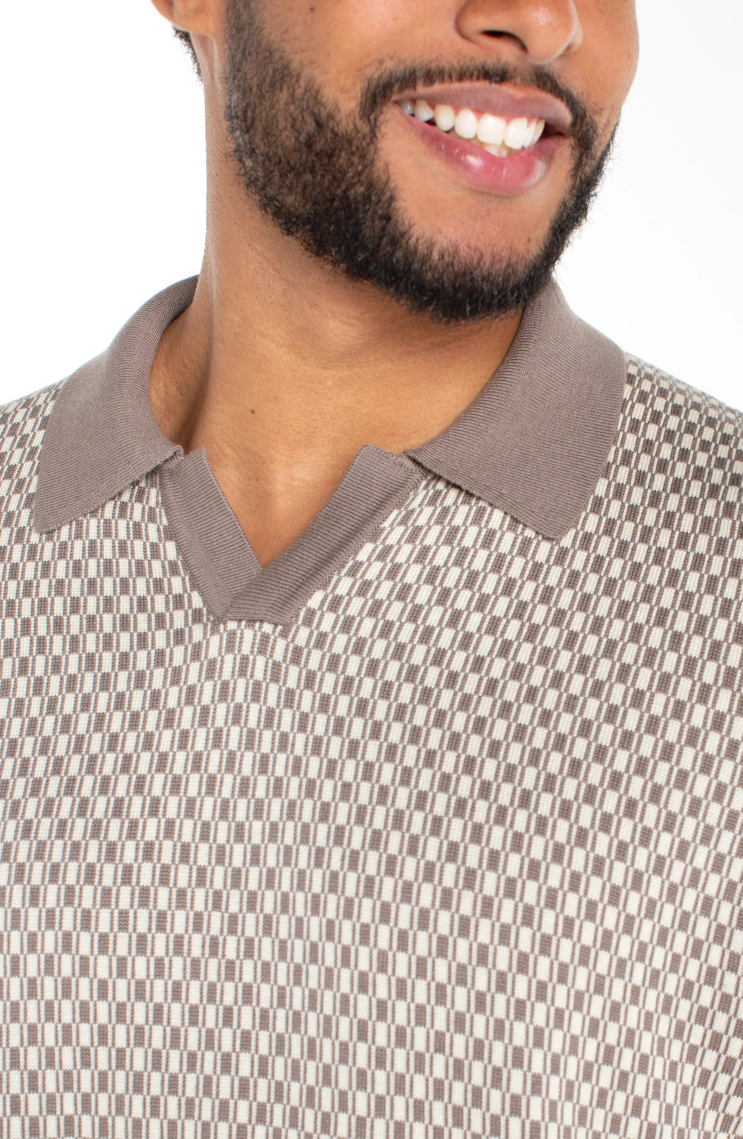 JOHNNY COLLAR SWEATER KNIT POLO - Image 3