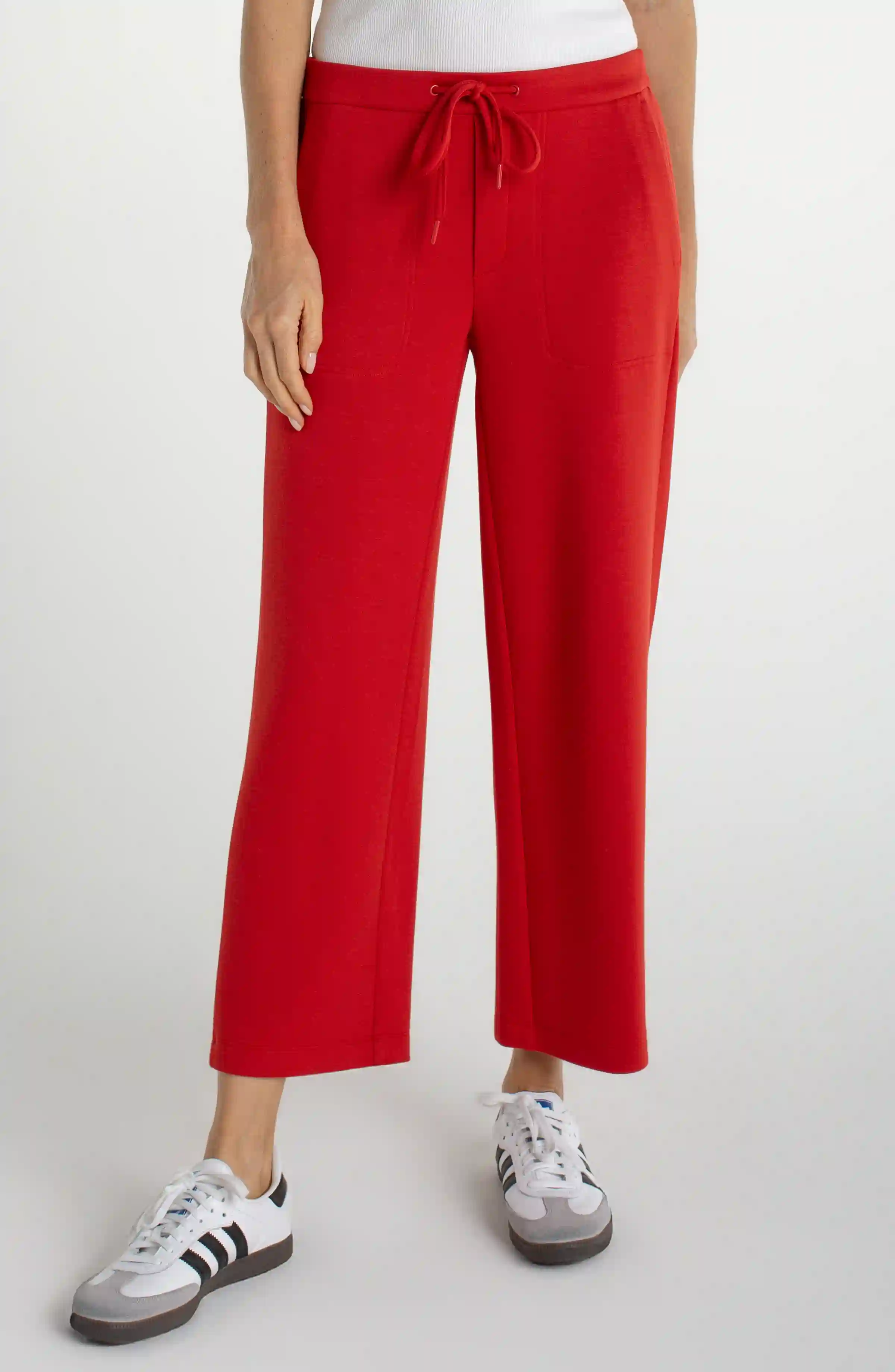 PULL-ON WIDE LEG CROP