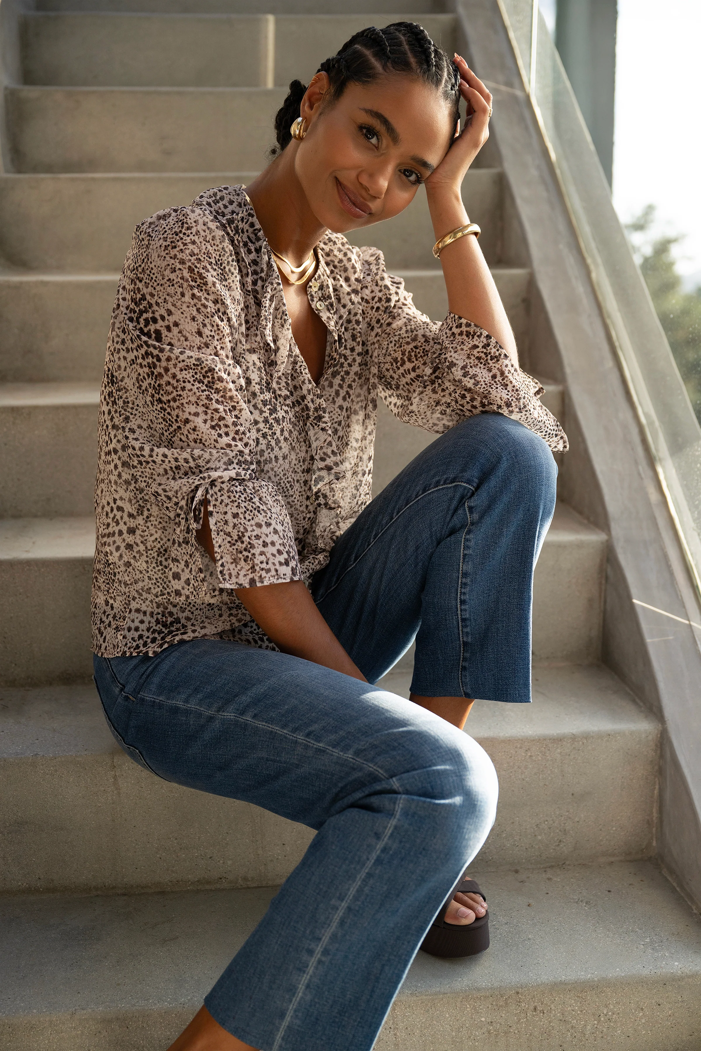 KENNEDY CROP STRAIGHT WITH BLIND HEM - Image 5