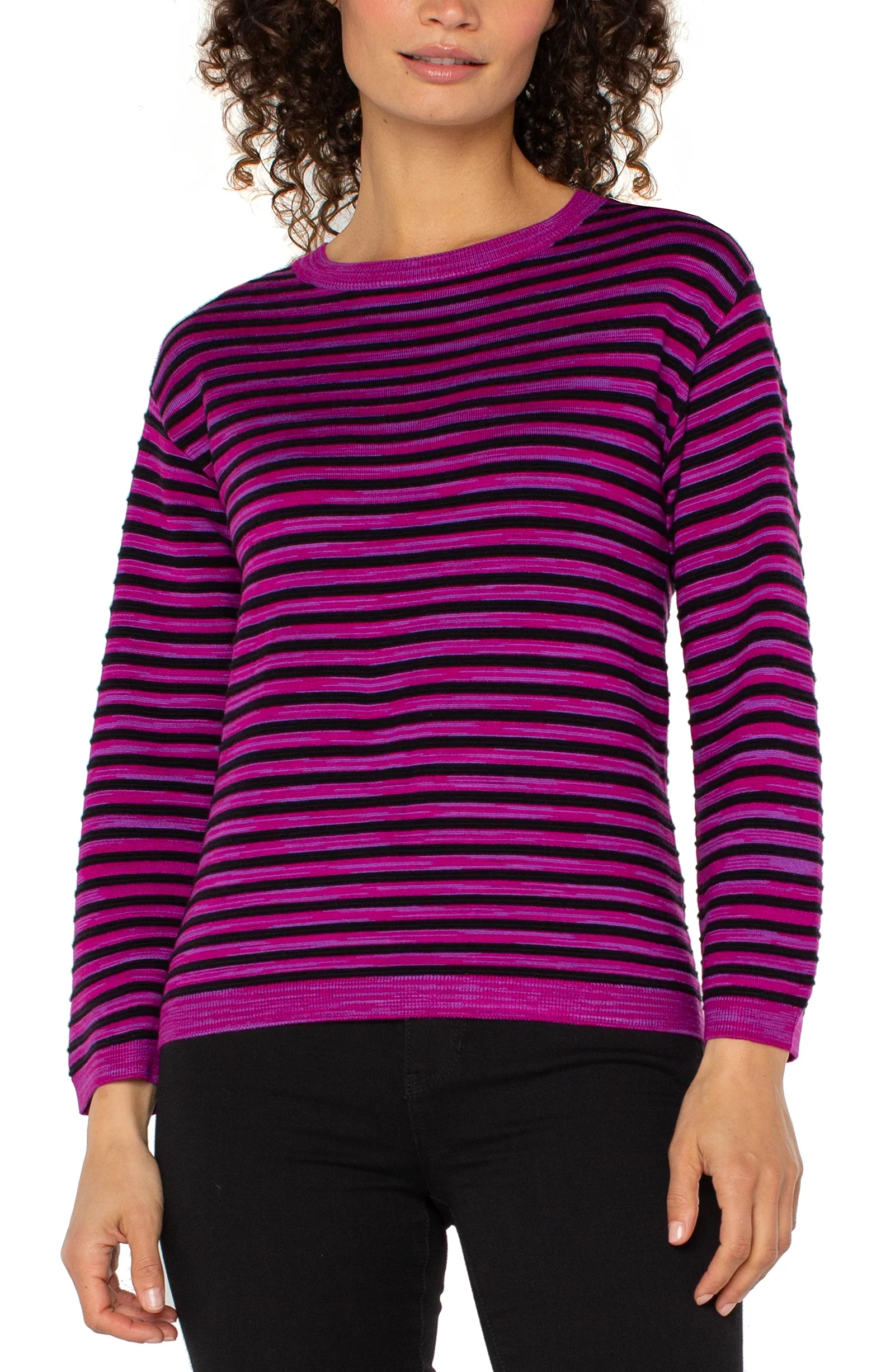LONG SLEEVE BOAT NECK SWEATER