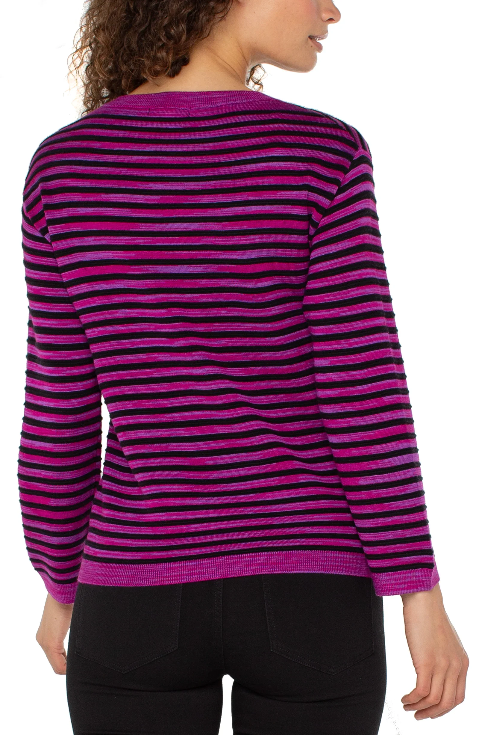 LONG SLEEVE BOAT NECK SWEATER - Image 2