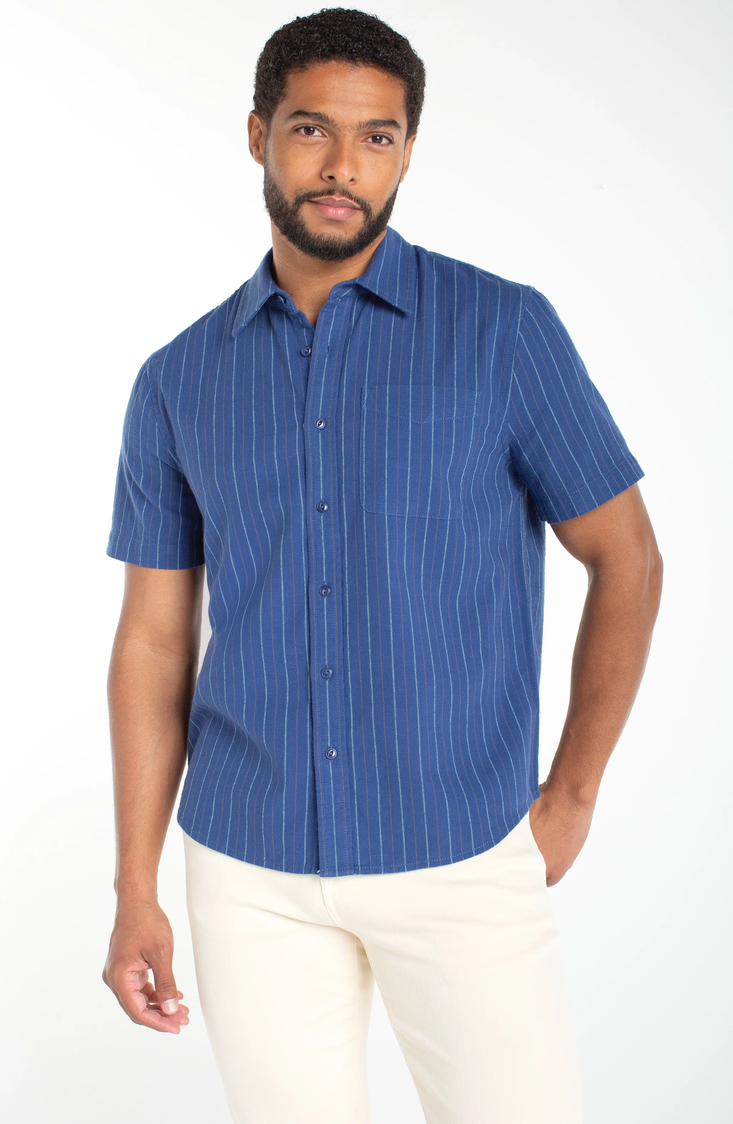 BUTTON UP SHORT SLEEVE SHIRT - Image 4