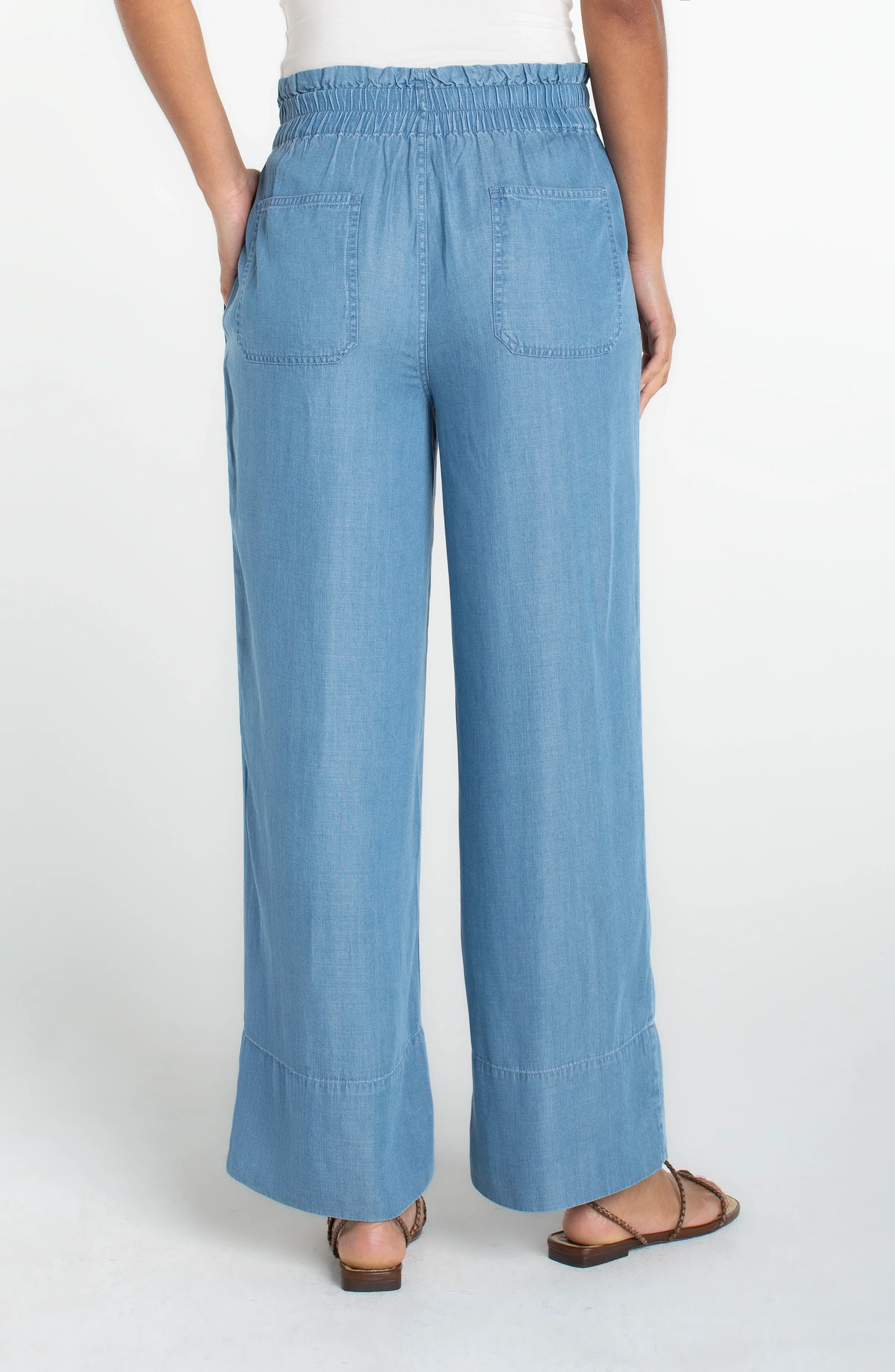 PETITE CINCH WAIST PULL-ON PANT - Image 4