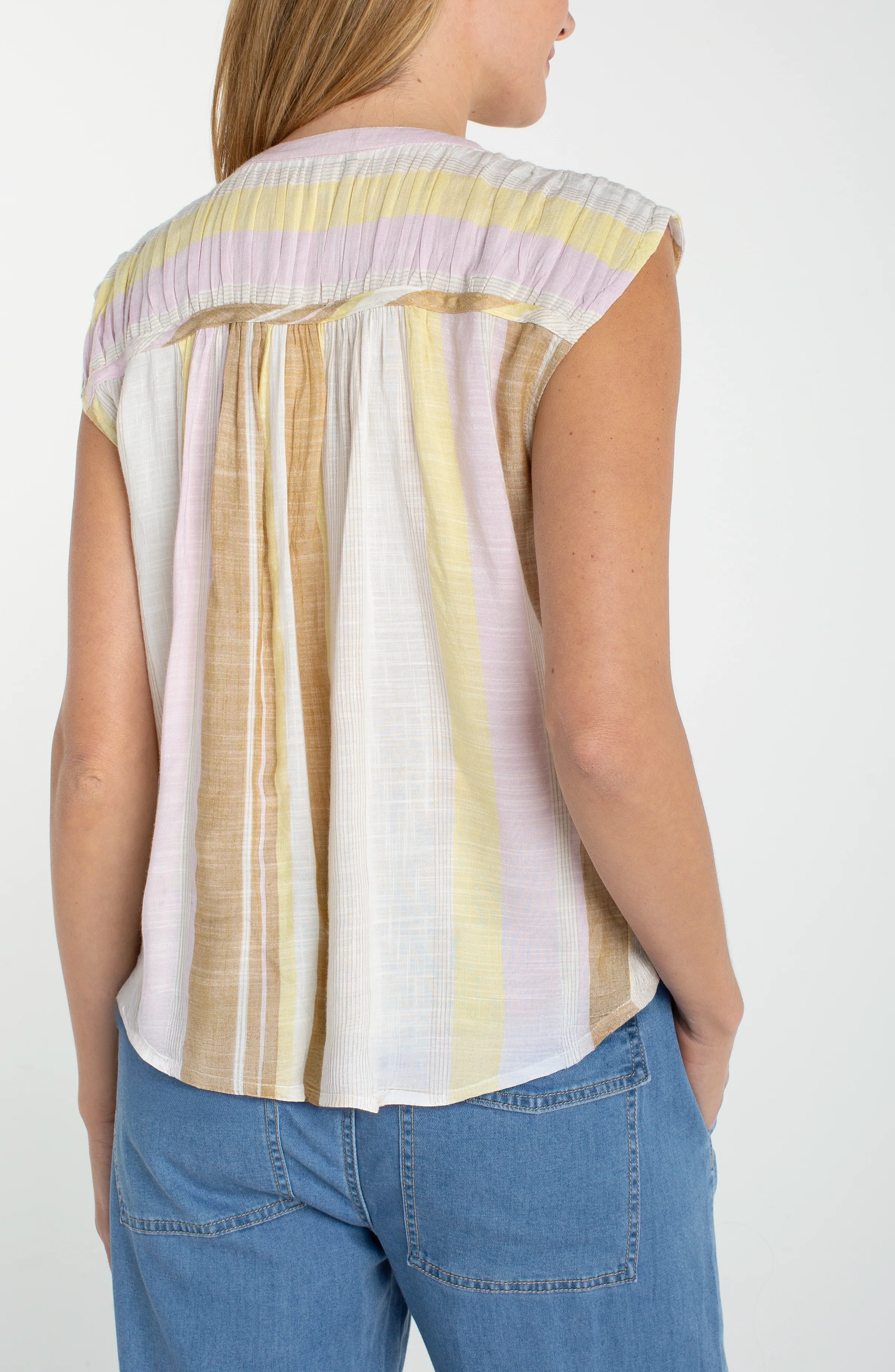 PETITE DOLMAN BUTTON FRONT WOVEN BLOUSE - Image 2