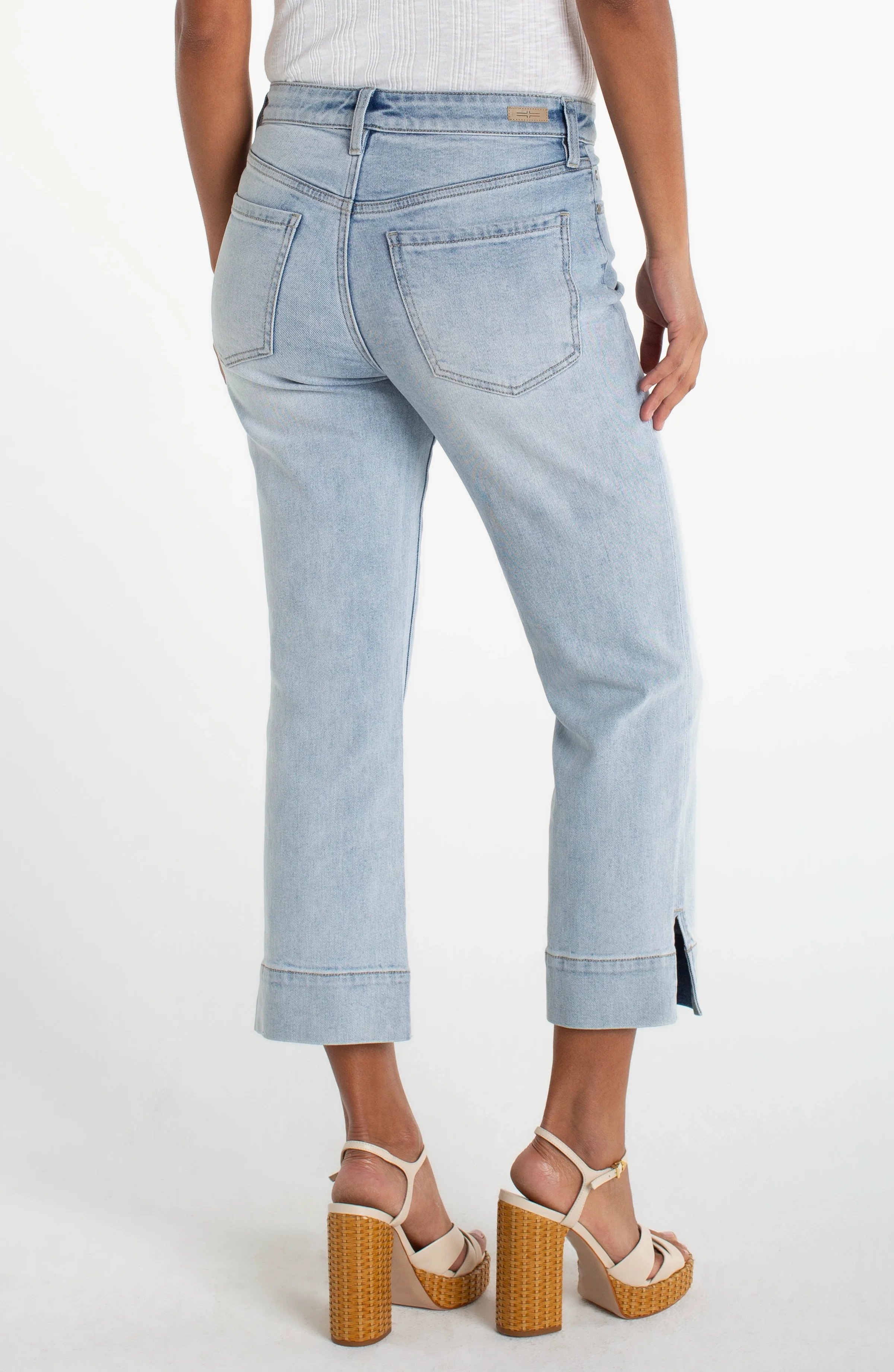 KENNEDY CROP STRAIGHT W/ WIDE HEM AND SLIT - Image 3