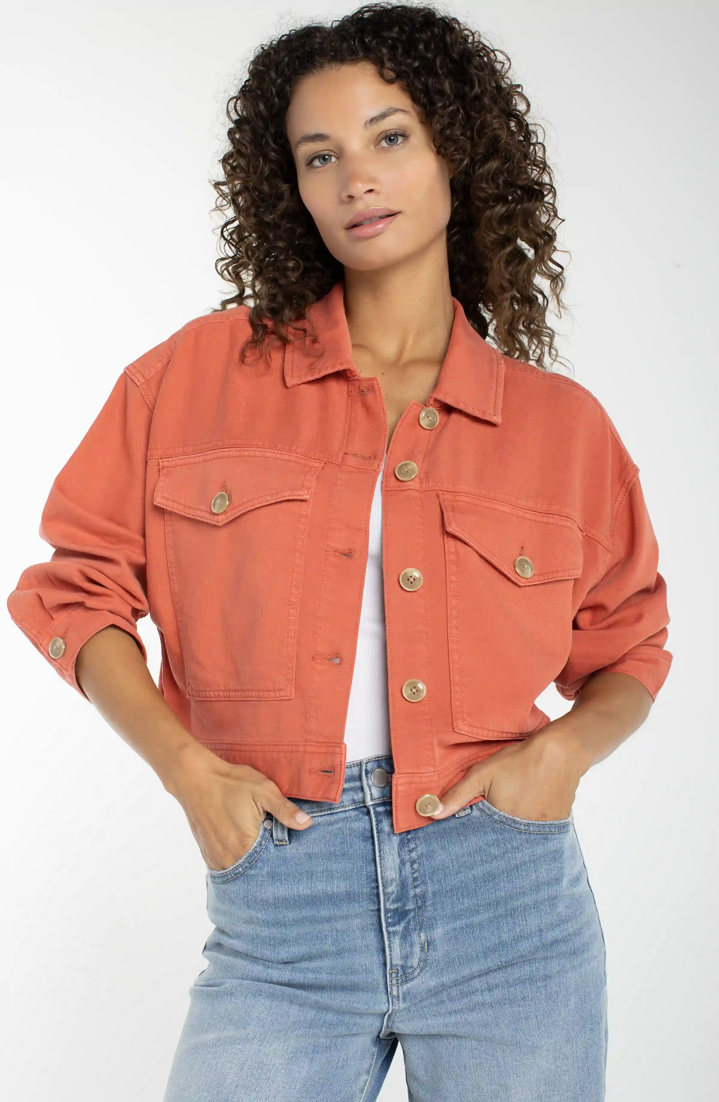 OVERSIZED CROPPED DENIM JACKET - Image 4