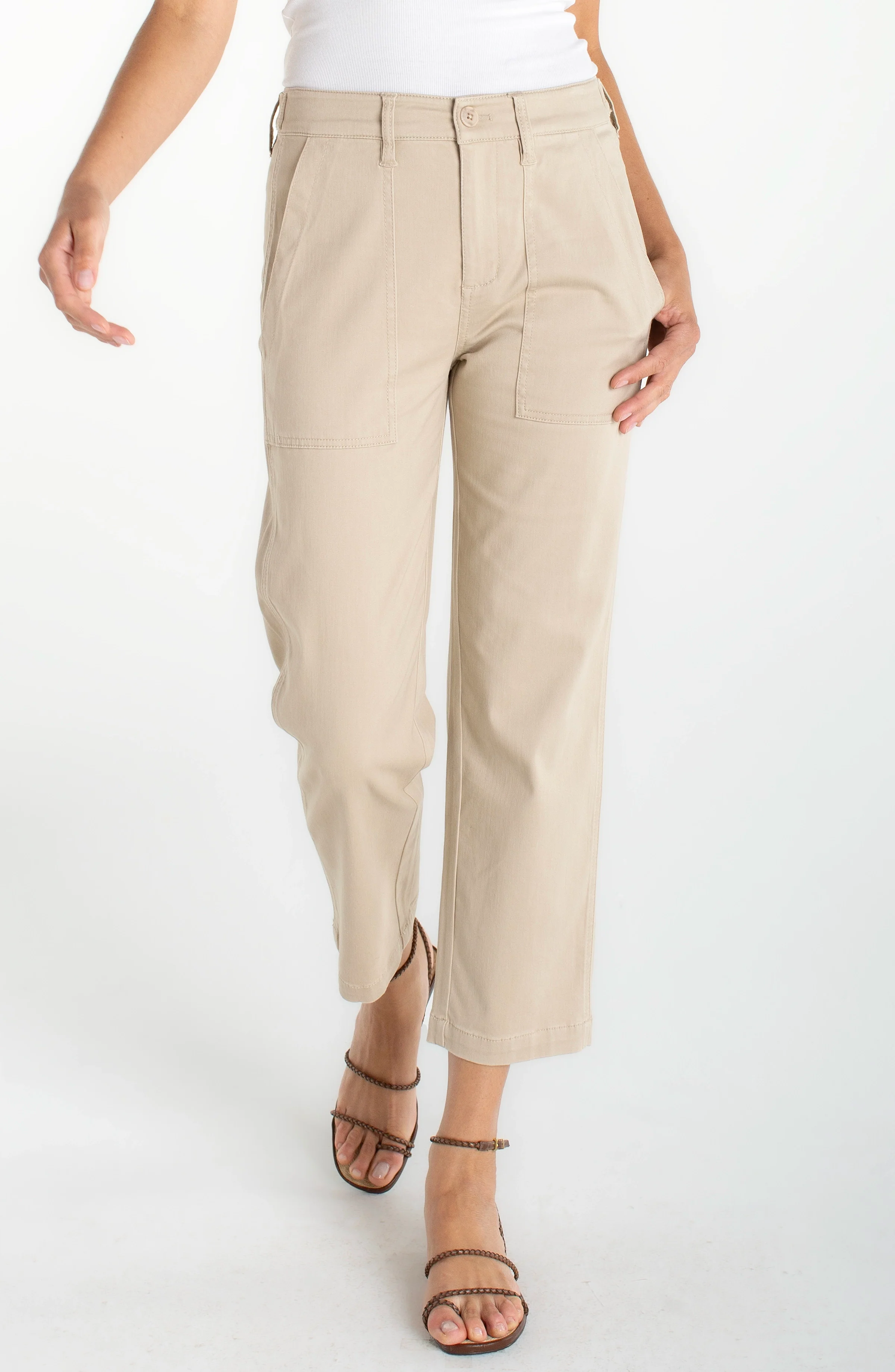 UTILITY CROP STRAIGHT WITH SIDE TABS