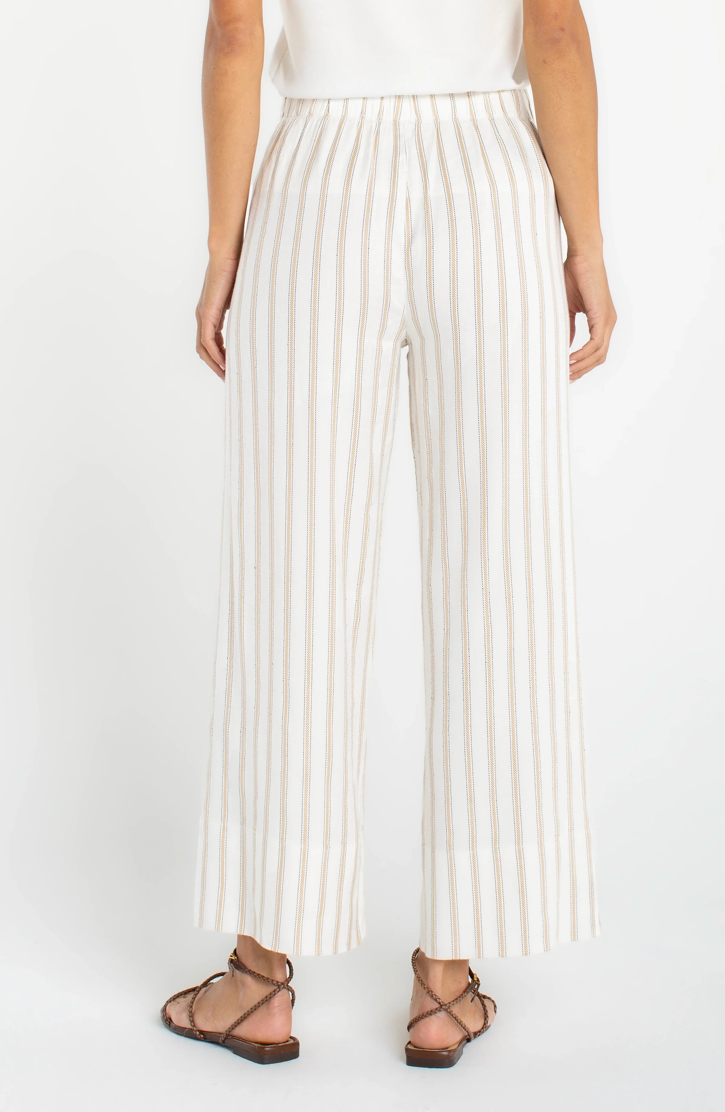 PULL-ON WIDE LEG CROP TROUSER - Image 3