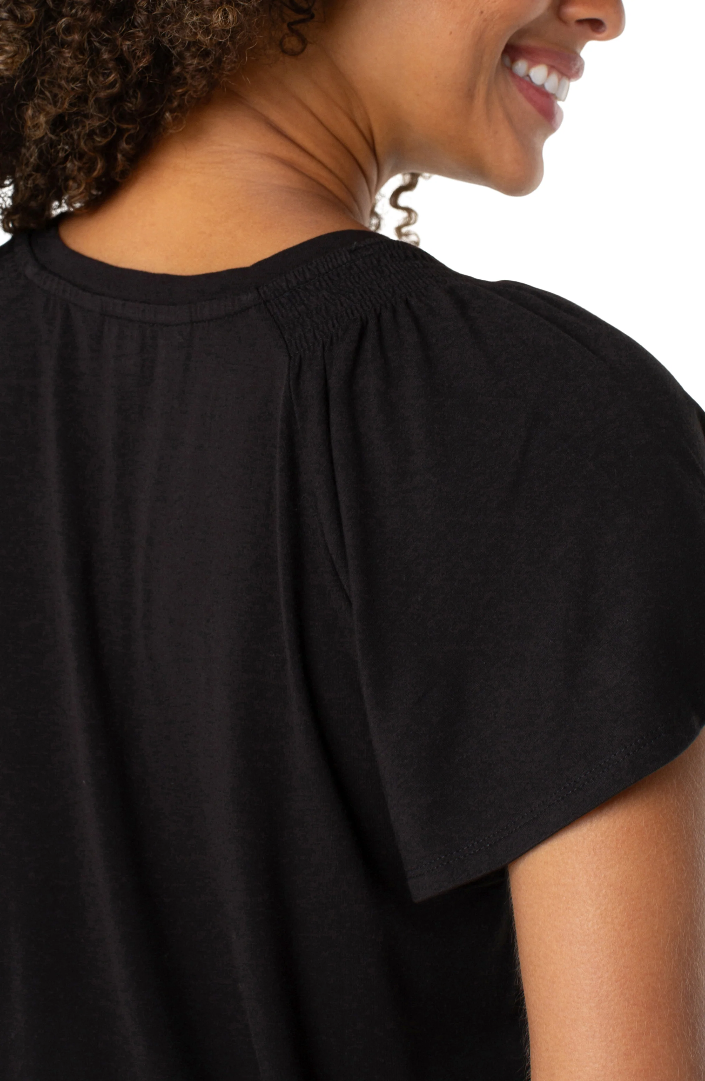 FLUTTER SLEEVE KNIT TOP - Image 4
