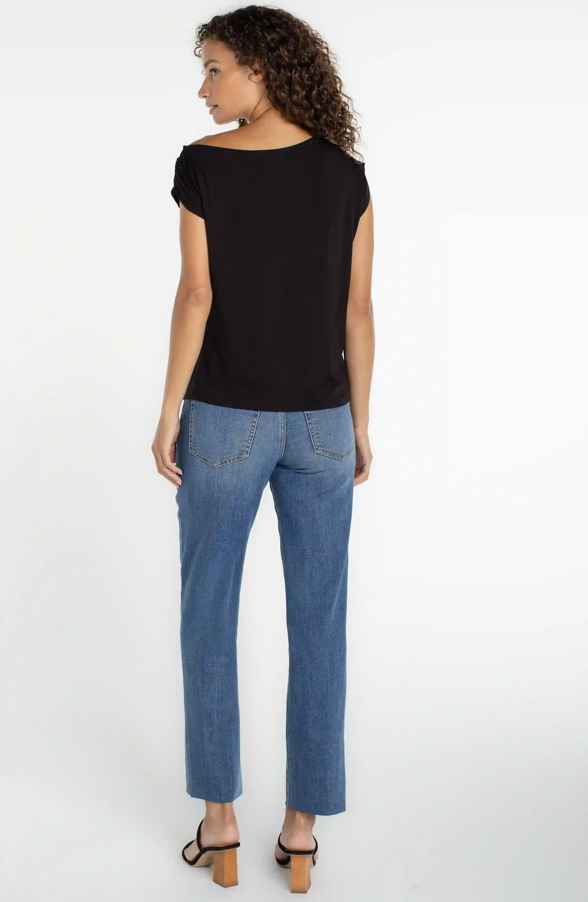 ASYMMETRICAL OFF SHOULDER KNIT TOP - Image 4