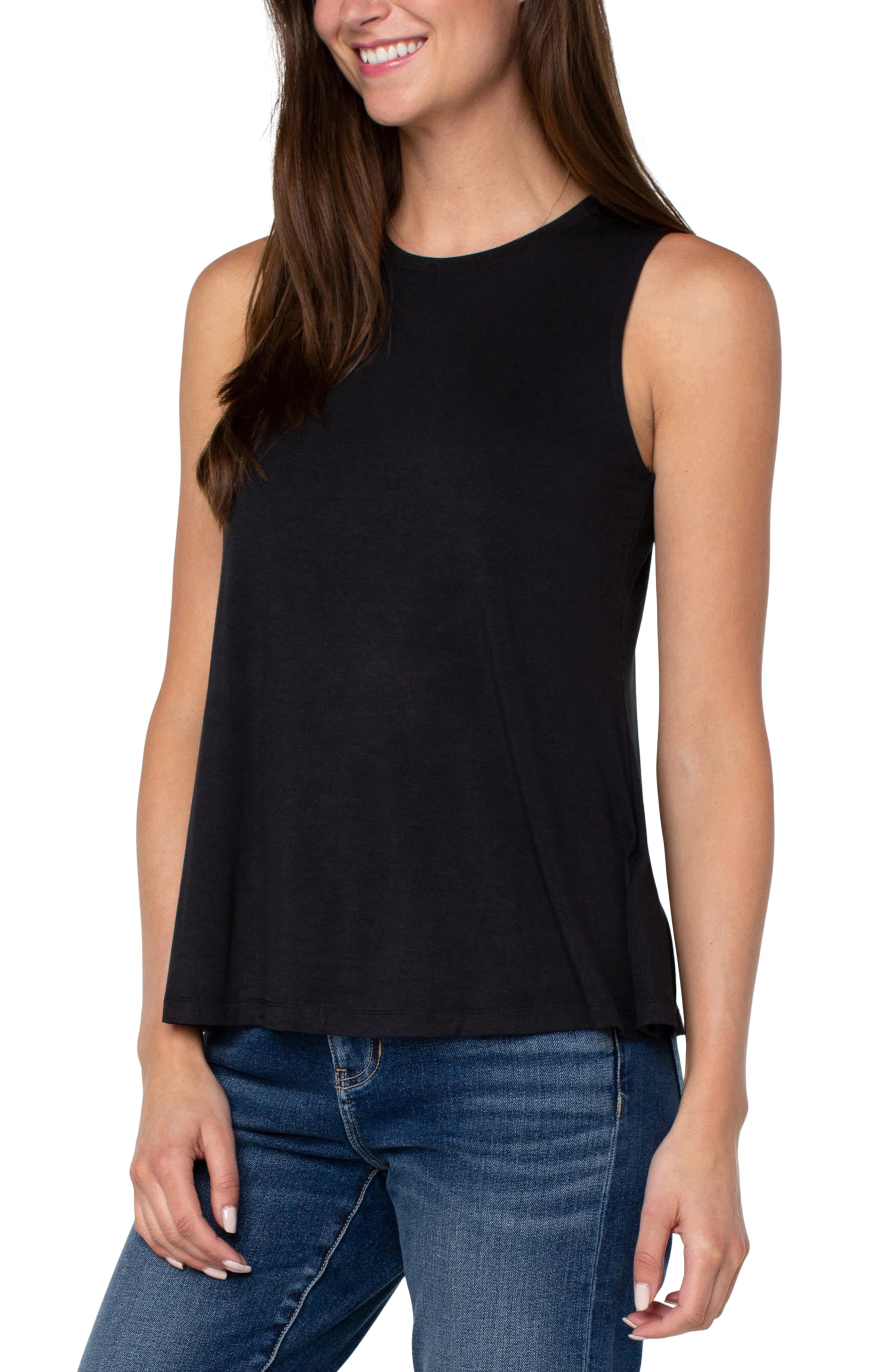 SLEEVELESS SCOOP NECK TANK - Image 3